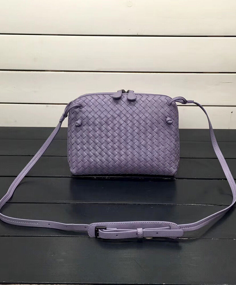 Bottega Veneta Shoulder Bag Lambskin Light Purple